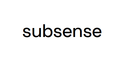 Subsense