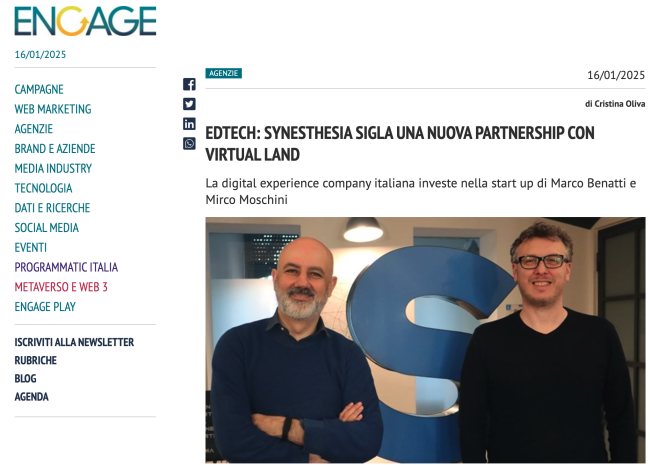 Synesthesia e Virtual Land