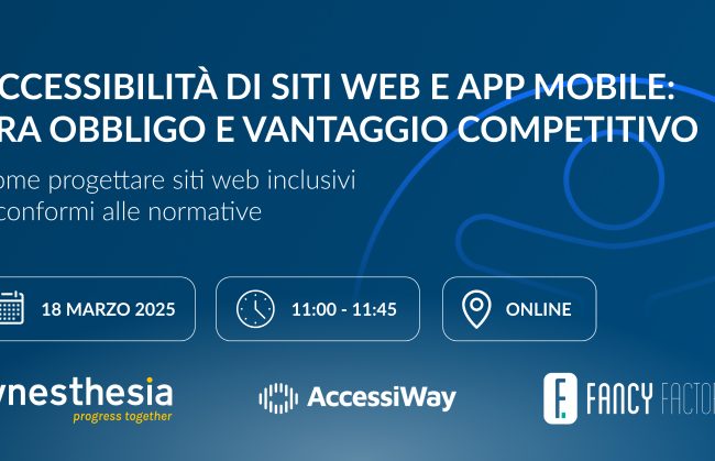 webinar accessibilità